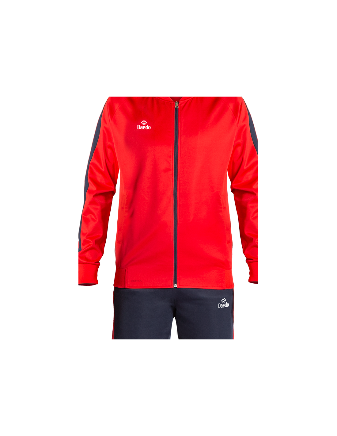 Slim Fit Tracksuit Red/Blue*++*Slim Fit Tracksuit Red/Blue